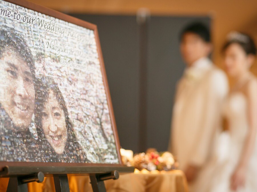 1位】結婚式のウェルカムボードはモザイクアートが最高な理由