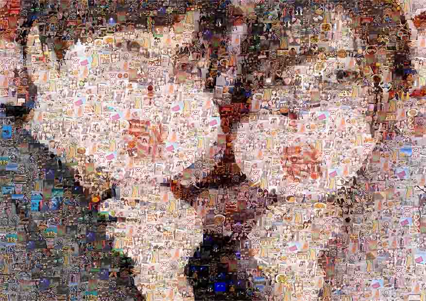 【★画像データのみ】フォトモザイクアート作成（商用利用不可）