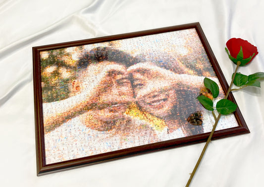 フォトモザイクアートポスター【画像データ+印刷】A3,A4サイズ(商用利用不可)